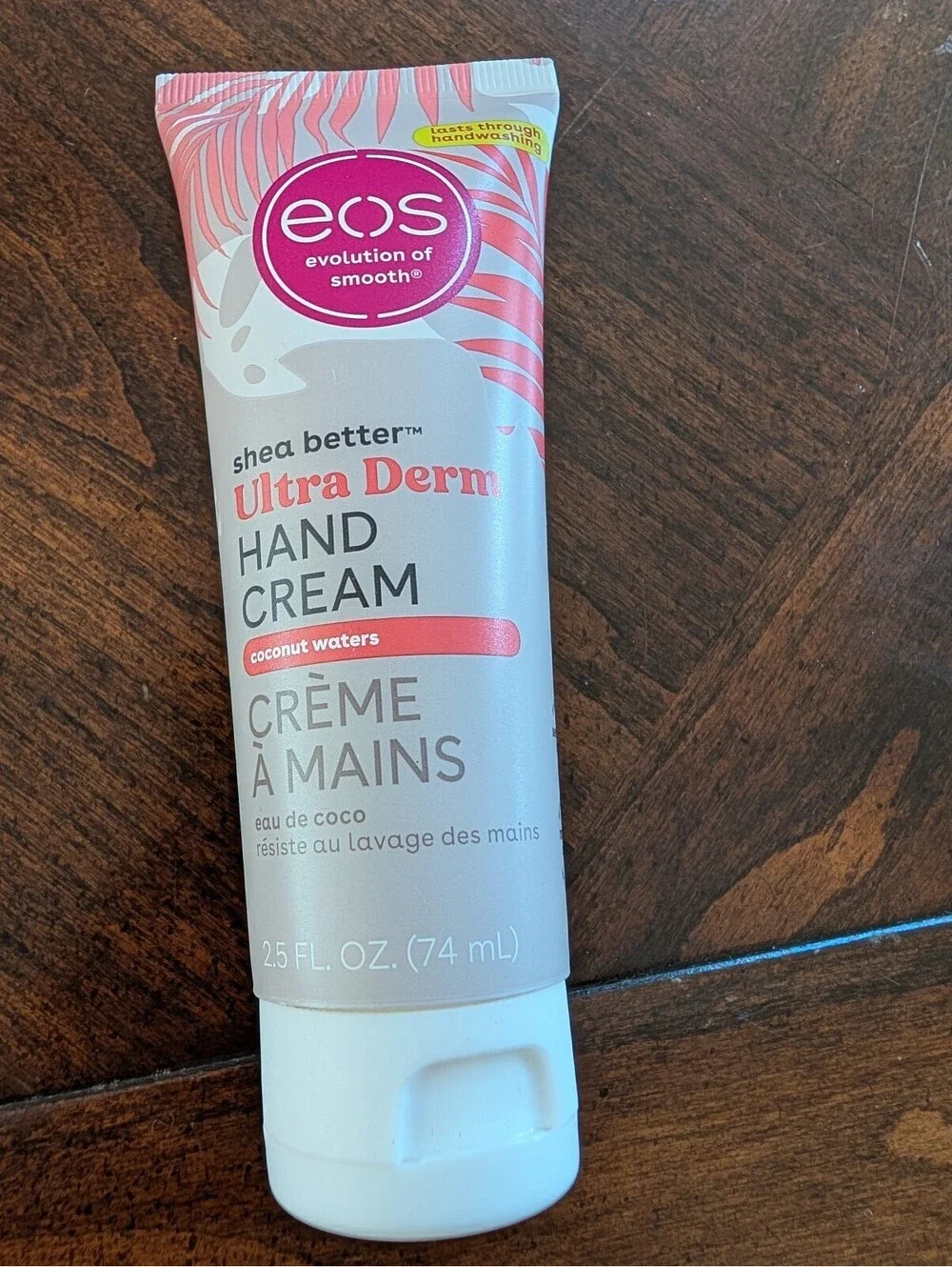 EOS Evolution of Smooth Shea Better Ultra Derm Hand Cream Coconut Waters 2.5 oz